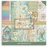 Stamperia Daisy Art 8x8 Inch Paper Pack