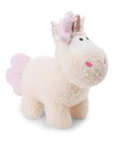 NICI 61911 Creamy Pink eenhoorn van pluche, zacht, schattig, om te knuffelen en te spelen, geweldig cadeau-idee, voor kinderen en volwassenen, 45 cm, wit