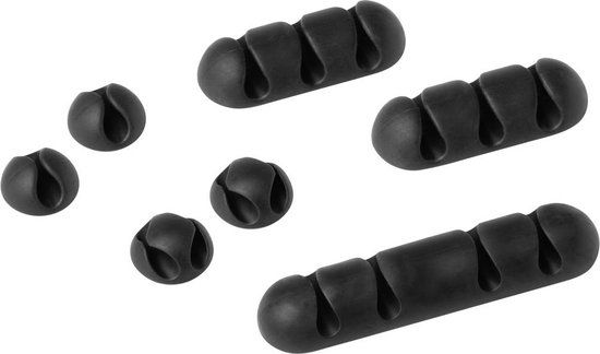 Durable Kabelclipset CAVOLINE® CLIP MIX 504137 7 stuk(s) Grafiet