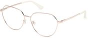 Guess GU50169 Shiny pale gold 57/14/145 Vrouwen Brilmonturen