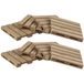 Out of the blue Sous-verres - 8x pièces - bois - 10 x 10 cm - sous-verres
