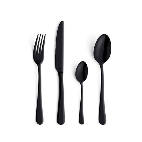 Amefa Vintage Bestekset Zwart 24-delig