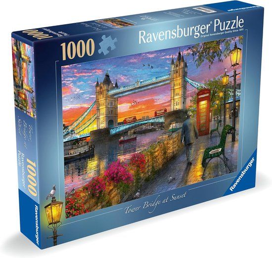 Ravensburger Tower Bridge at Sunset 1000 Piece Puzzle