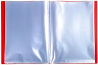 Exacompta 8x OPAK showalbum PP 5/10e - heldere tassen - 80 tassen -160 zichten - A4 - Rood - 8885E