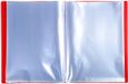 Exacompta 8x OPAK showalbum PP 5/10e - heldere tassen - 80 tassen -160 zichten - A4 - Rood - 8885E