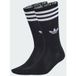 adidas Originals Chaussettes mi-mollet 3 bandes (3 paires), pointure 46-48