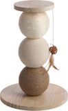 Flamingo Krabpaal Snowie Beige 34 x 34 x 47 cm