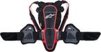 Alpinestars Nucleon KR-3 rugprotector zwart/rood Unisex XS