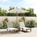 Maison Exclusive - Parasol avec mât en bois, couleur sable, 198x198x231 cm