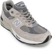 New Balance Effen Grijze Sneakers Met Rubberen Zool