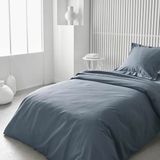 TODAY Essential Hoeslaken 90 x 190 cm Katoen Effen Denim