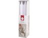 Rayher Staafkaars, wit, 19 cm, 2,1 cm ø, doos 4 stuks