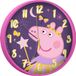 Nickelodeon Peppa Pig Wandklok - 25 cm - Roze/Paars