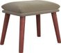 vidaXL - Repose-pieds - 45x29,5x35 cm - velours - gris clair