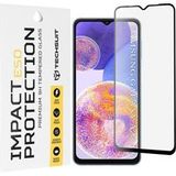 Techsuit Film de protection d'écran pour Samsung Galaxy M13 M135 / F13 E135 / A23 5G A236 / A23 A235 / M23 M236, Verre trempé, Collage intégral, Noir