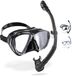 Cressi Combo Big Eyes + Alpha U.D. Uniseks masker, uitstekende zichtbaarheid, Big Eyes en droge snorkel, Alpha U.D. Ideaal voor duiken, snorkelen, eenheidsmaat