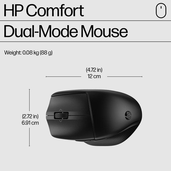 HP 685 Comfort Dual-Mode Toetsenbord en Muis Combo Zwart