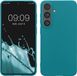 kwmobile telefoonhoesje geschikt voor Samsung Galaxy S26 FE - Back cover in mat petrol