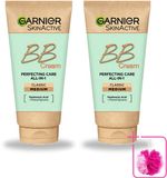 Garnier SkinActive BB Cream Classic Medium 5-in-1 Verzorging - 50 ml - 2 stuks