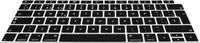 kwmobile siliconen toetsenbordbeschermer QWERTY (Spaans) geschikt voor Apple MacBook Air 13" 2018 2019 2020 A1932 - Zwart