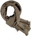 Sarlini Winter Sjaal Camel Unisex met Pied de Poule Print