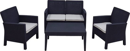 Intergard Kunststof loungeset Lova (incl. kussens)