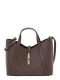 FURLA Leren shopper Goccia Tote Bag Cioccolato donkerbruin