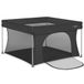Lionelo Paco Parc Bébé Pliable 111 x 111 cm (0-48 Mois), Léger 4,1 kg