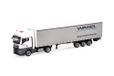 Herpa vrachtwagen model MAN TGX GX schuifzeil-oplegger "Wasel", schaal 1:87
