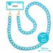 Zanae Mineral Lanyard Necklace Blue