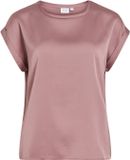 Vila T-shirt Viellette S/s Satin Top - Noos 14059563 Nostalgia Rose Dames Maat - 44