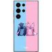 Maniacase Housse de protection Samsung Galaxy S25 Ultra Stitch Angel mignon bleu rose