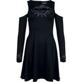 Harry Potter Midi-jurk - Deathly Hallows - S tot XXL - voor Vrouwen - zwart