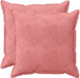 vidaXL - Taie d'oreiller - 2 pièces - Bois - Rose - 70 x 70 cm - Coton satiné