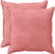 vidaXL - Kussensloop - 2 stuks - Houten - Roze - 70 x 70 cm - Katoensatijn
