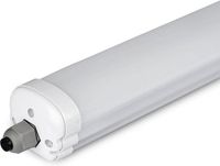 HOFTRONIC Set van 12 LED TL Armaturen - 120 cm - 36W - 4320lm - 6400K Daglicht wit - IP65 Waterdicht - Koppelbaar