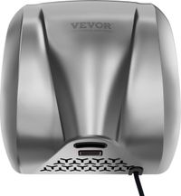 VEVOR Handdroger, 1300 W, elektrische handdroger, 7-10 seconden droogtijd, commerciële wandhanddroger, handföhn met HEPA-filter, 99,97% filtratie-efficiëntie, luchthanddroger, keuken, badkamer, toilet