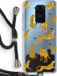 Case Company® - Xiaomi Redmi Note 9 Case with Cord - Leopard - Black Cord - Back Cover