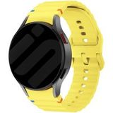 Strap-it Samsung Bracelet Wave Samsung Galaxy Watch 4 - 44mm (jaune flash)