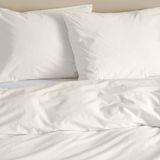 NOUS Living basis dekbedovertrek 1-persoons - offwhite (140x200 cm)