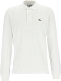 Lacoste Classic Fit polo lange mouw - wit