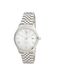 U.S. POLO ASSN. Analoog horloge 'Brandon Steel' wit