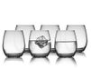 Lyngby Glas Juvel verre à boire 39 cl - 6 pièces - transparent