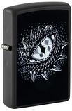 Zippo Stormaansteker, Dragon Eye, matzwart, blacklight, hervulbaar, herbruikbaar, windbestendig design, cadeaudoos, gemaakt in de VS