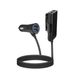 Celly CC4USBEXTBK Universele Auto Oplader met 4 USB-poorten, Sigarettenaansteker, 1.6m, Zwart