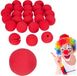 Merkloos Clownsneus - set van 25 - rood