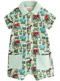 Next Rompertje/body 'Cath Kidston Romper' mintgroen / gemengde kleuren