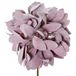 DRW Set van 6 kunstbloemen van EVA-schuim, kunststof en paars papier, 65 cm
