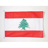 AZ FLAG Bootvlag Libanon 150x90 cm