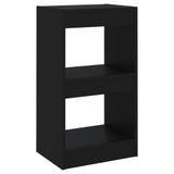 VidaXL Boekenkast/kamerscherm 40x30x72 cm Zwart